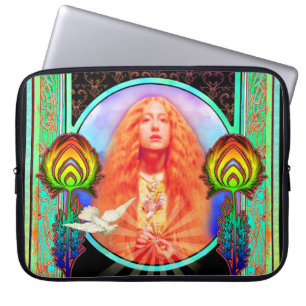 Technicolor Motor Home Peace Computer Sleeve