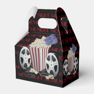 Technicolor Movie Night Gable Favor Box