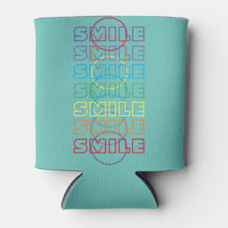 Technicolor Smile Can Coozie