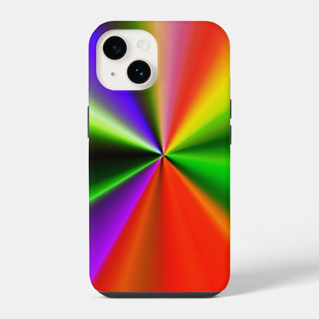 Technicolor Tunnel iPhone Case (Back)