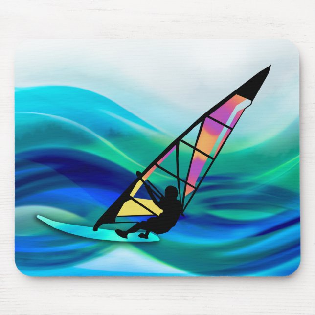 Technicolor Windsurfer Mouse Pad (Front)