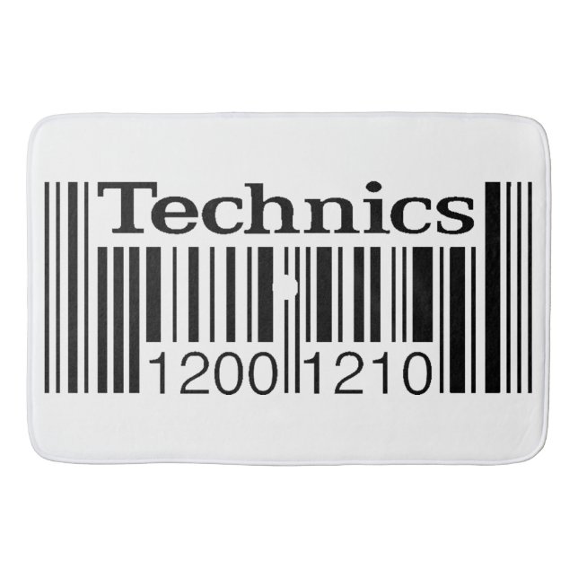 Technics 1200 Art Custom Rug / bath mat (Front)