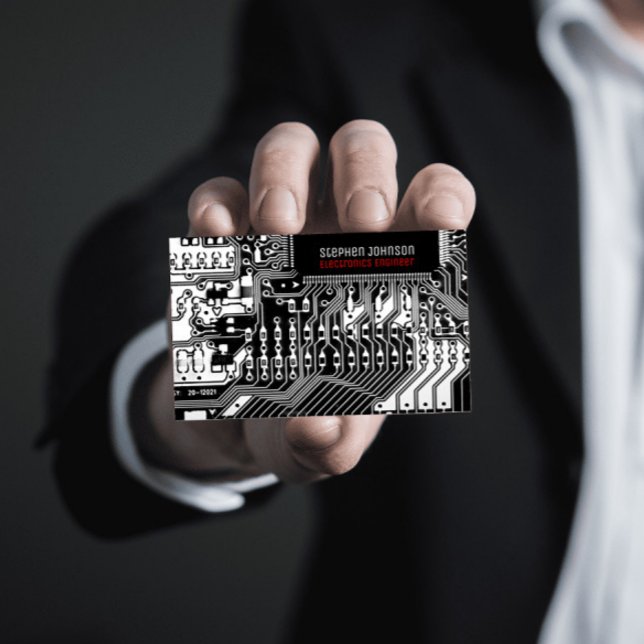 Technique des cartes à circuits imprimés en noir e (Créateur téléchargé)