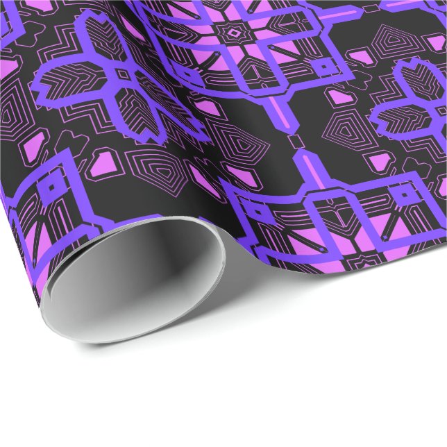Techno 2 Wrapping Paper (Roll Corner)
