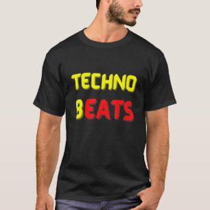 TECHNO BEATS B EATS FOR Electronic Music Fans T-Shirt