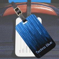 Techno Blue High-tech Cyberspace Personalized