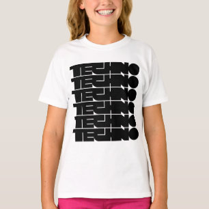 Techno bold typography logo design T-Shirt