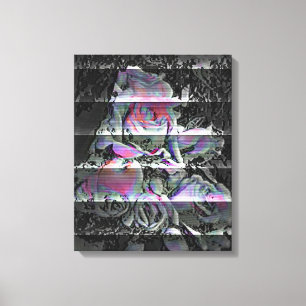 Techno Bouquet  Canvas Print