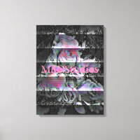 Techno Bouquet  Canvas Print