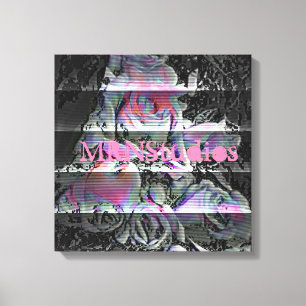 Techno Bouquet Canvas Print