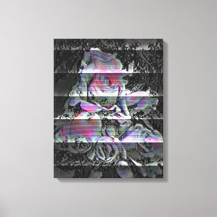 Techno Bouquet  Canvas Print