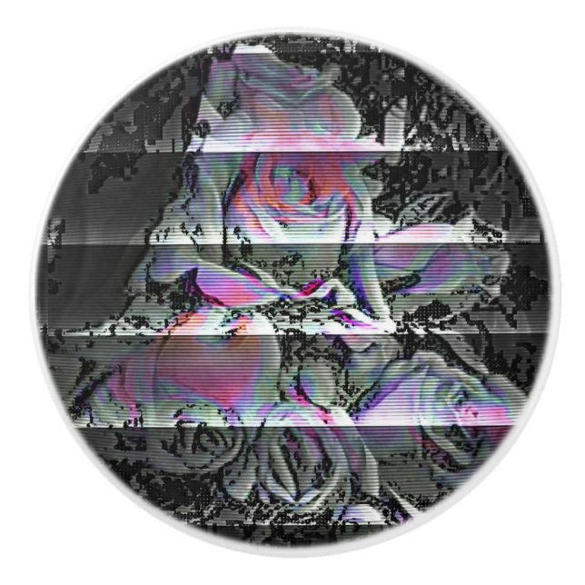 Techno Bouquet  Ceramic Knob (Front)