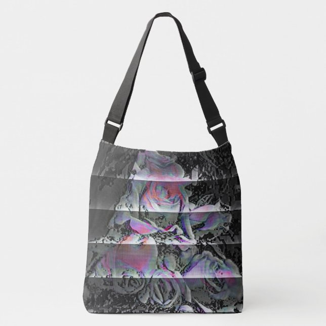 Techno Bouquet   Crossbody Bag (Front)