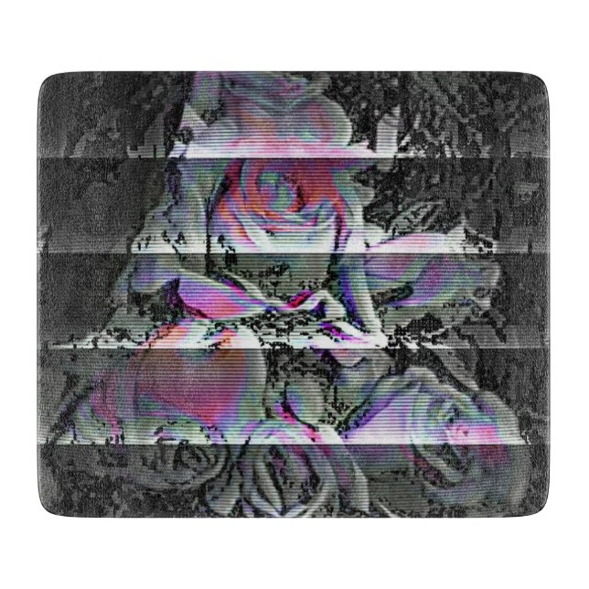 Techno Bouquet  Cutting Board (Front)