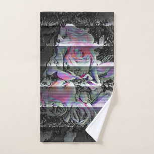Techno Bouquet Hand Towel