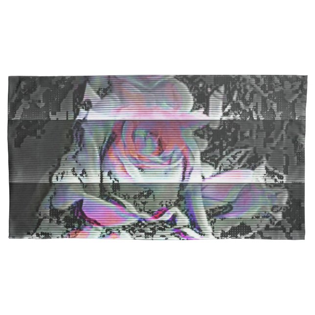 Techno Bouquet Housse d'oreiller (devant)