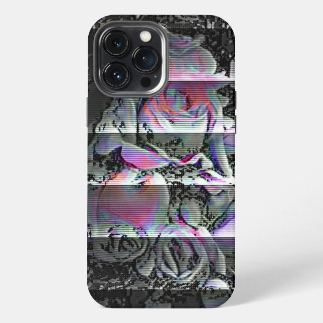 Techno Bouquet  iPhone Case (Back)