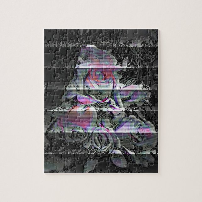 Techno Bouquet Jigsaw Puzzle (Vertical)