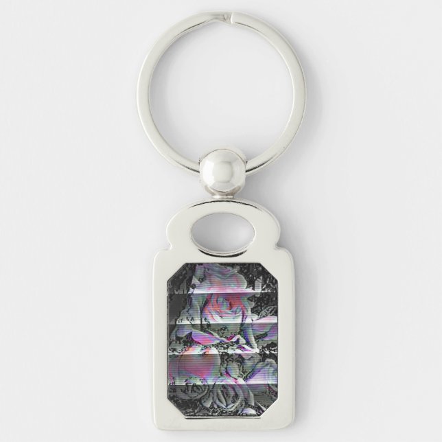 Techno Bouquet  Keychain (Front)