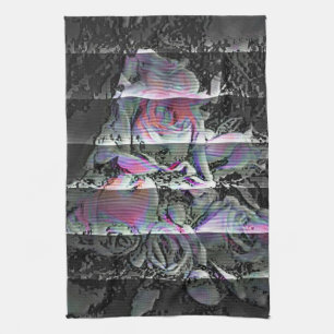 Techno Bouquet  Kitchen Towel