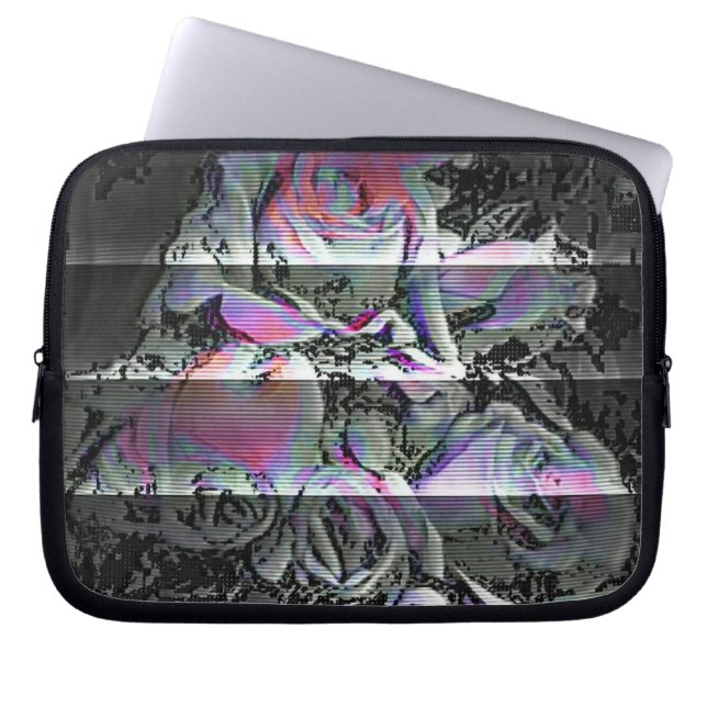 Techno Bouquet  Laptop Sleeve (Front)