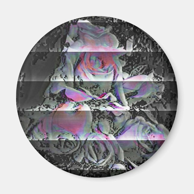 Techno Bouquet  Magnet (Front)