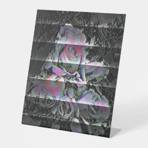 Techno Bouquet  Pedestal Sign