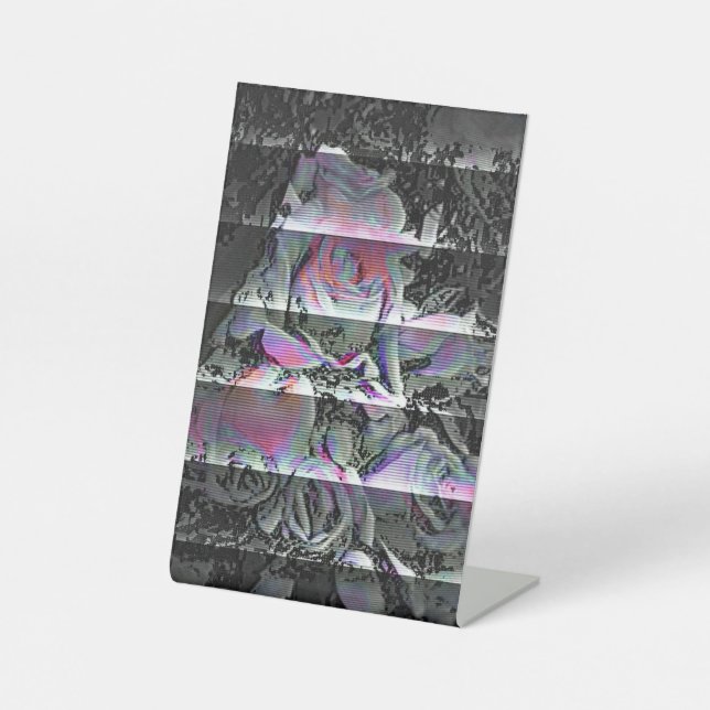 Techno Bouquet  Pedestal Sign (Front)