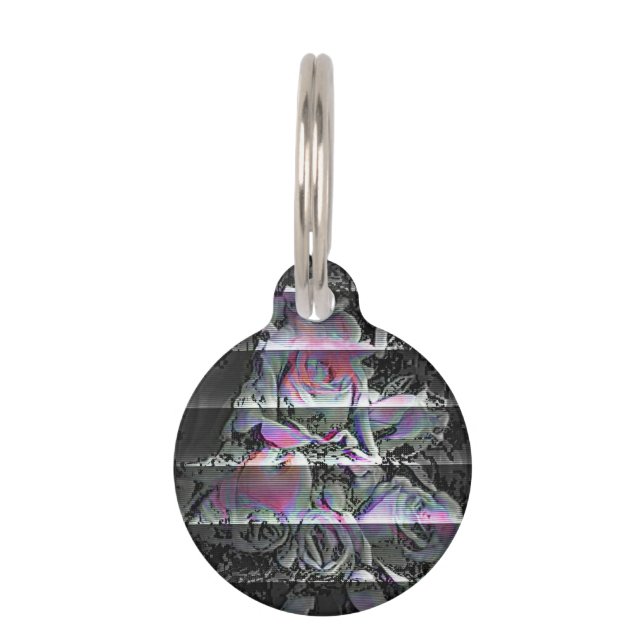 Techno Bouquet  Pet Tag (Front)