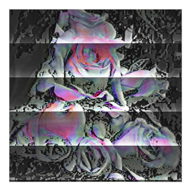 Techno Bouquet  Photo Print (Front)