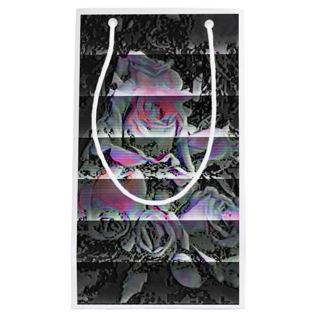 Techno Bouquet   Small Gift Bag (Front)