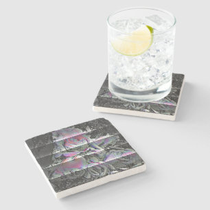 Techno Bouquet  Stone Coaster