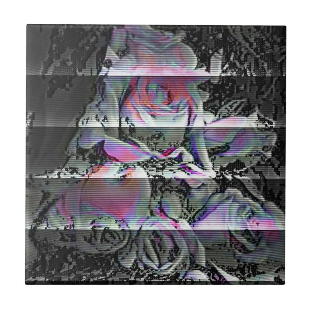 Techno Bouquet  Tile (Front)