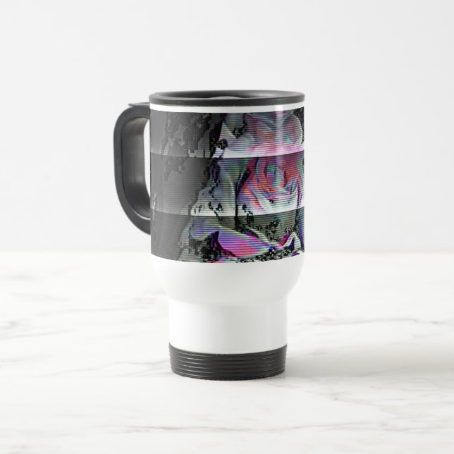 Techno Bouquet    Travel Mug (Front Left)