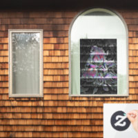 Techno Bouquet  Window Cling