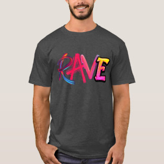 Techno EDM Music Festival Rave Dubstep retro T-Shirt