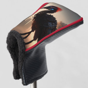 "Techno-Feathers: The Futuristic Emu Robot" Golf Head Cover