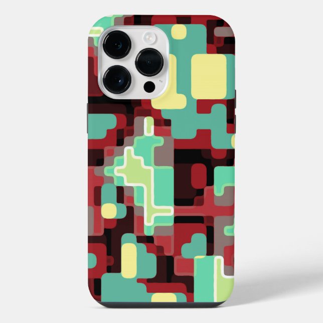 Techno Futurism 1.0 iPhone Case (Back)