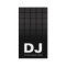 Techno Gradient  DJ Business Cards