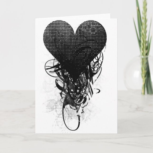 Techno Heart Card (Front)