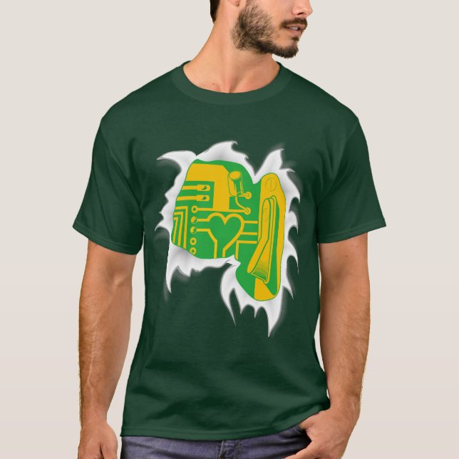 Techno Heart T-Shirt (Front)
