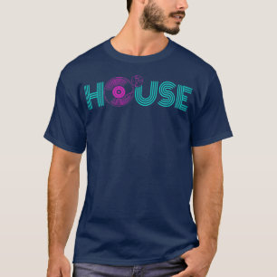 Techno Music House Turntable Dj Rave Edm Dance Clu T-Shirt