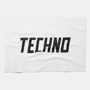 TECHNO Music Kitchen Towel
