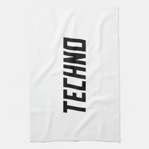 TECHNO Music Kitchen Towel