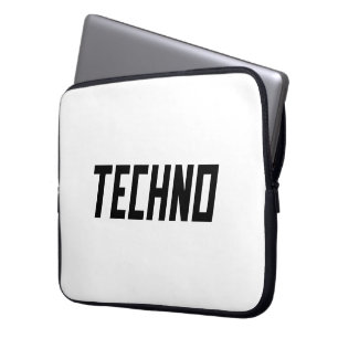TECHNO Music Laptop Sleeve