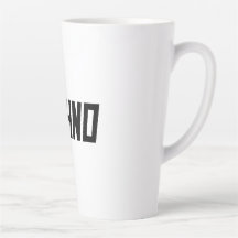 TECHNO Music Latte Mug