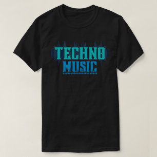 Techno Music Neon Colours T-Shirt