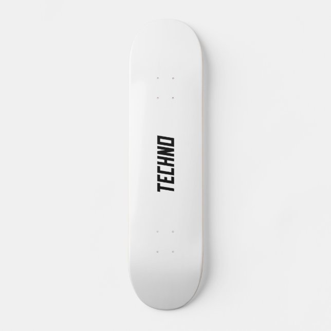 TECHNO Music Skateboard (Front)