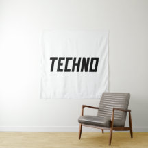 TECHNO Music Tapestry