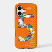 Techno Number 5 iPhone Case